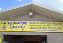 Striscione personalizzato Autolavaggio Speedy